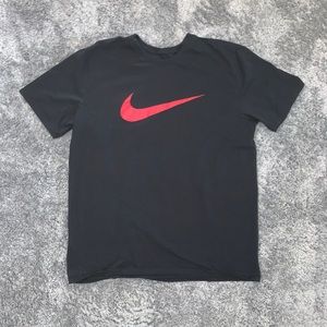 Black and Red Nike T-shirt